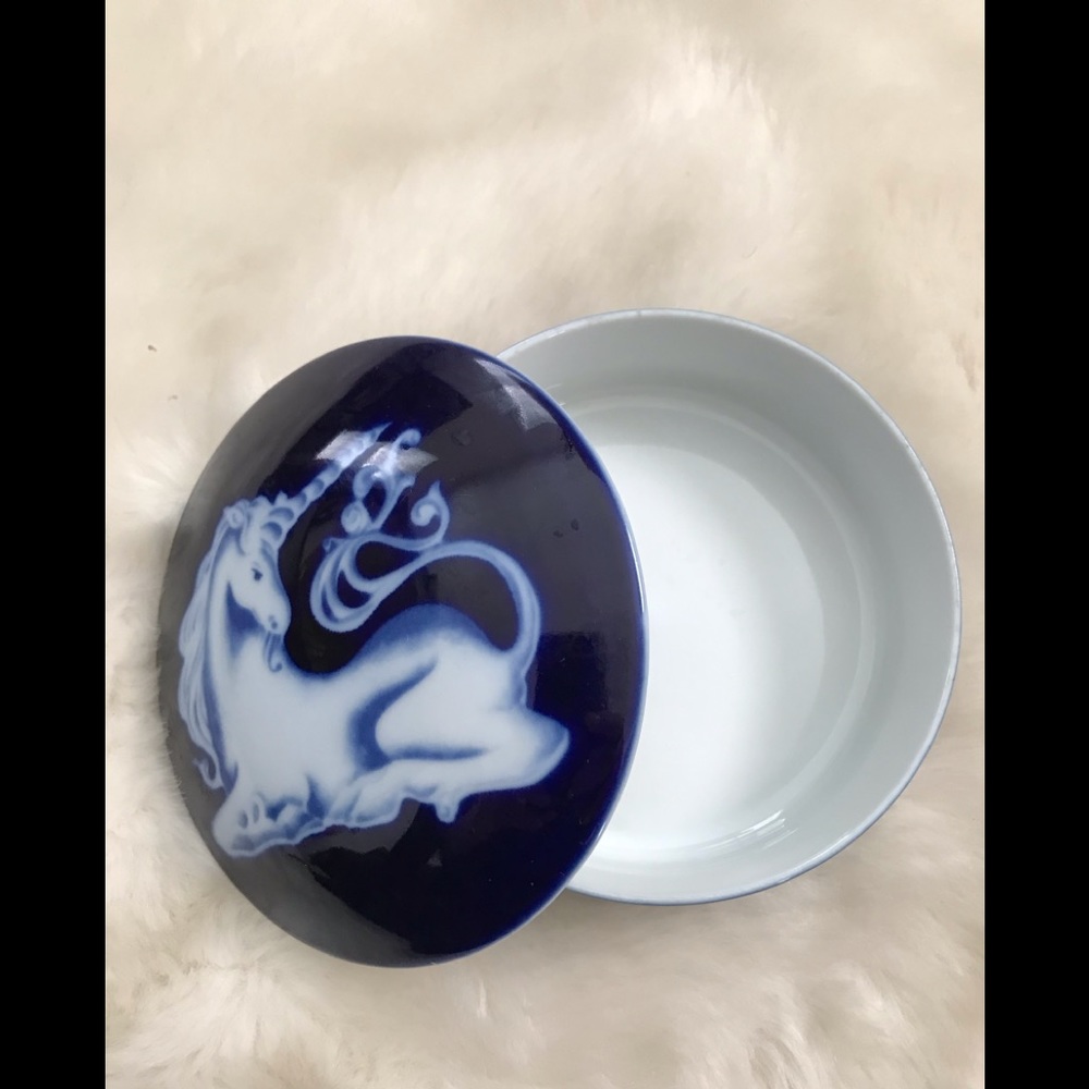 1980’s RARE Takahashi Unicorn Trinket Dish